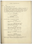 Moe Howard's 34pp. Script Dated January 1939 for The Three Stooges Film ''Three Sappy People'', With Working Title ''Three Sloppy People'' -- Paper Loss to Back Cover, Else Very Good Plus Condition